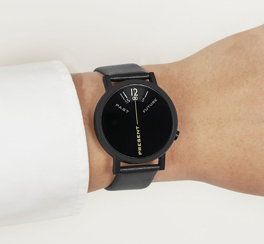 Projects Watches Past, Present, Future Black Mesh Acciaio IP Nero Maglie Unisex Orologio Projects Watches Past, Present, Future Black Mesh Acciaio IP Nero Maglie Unisex Orologio