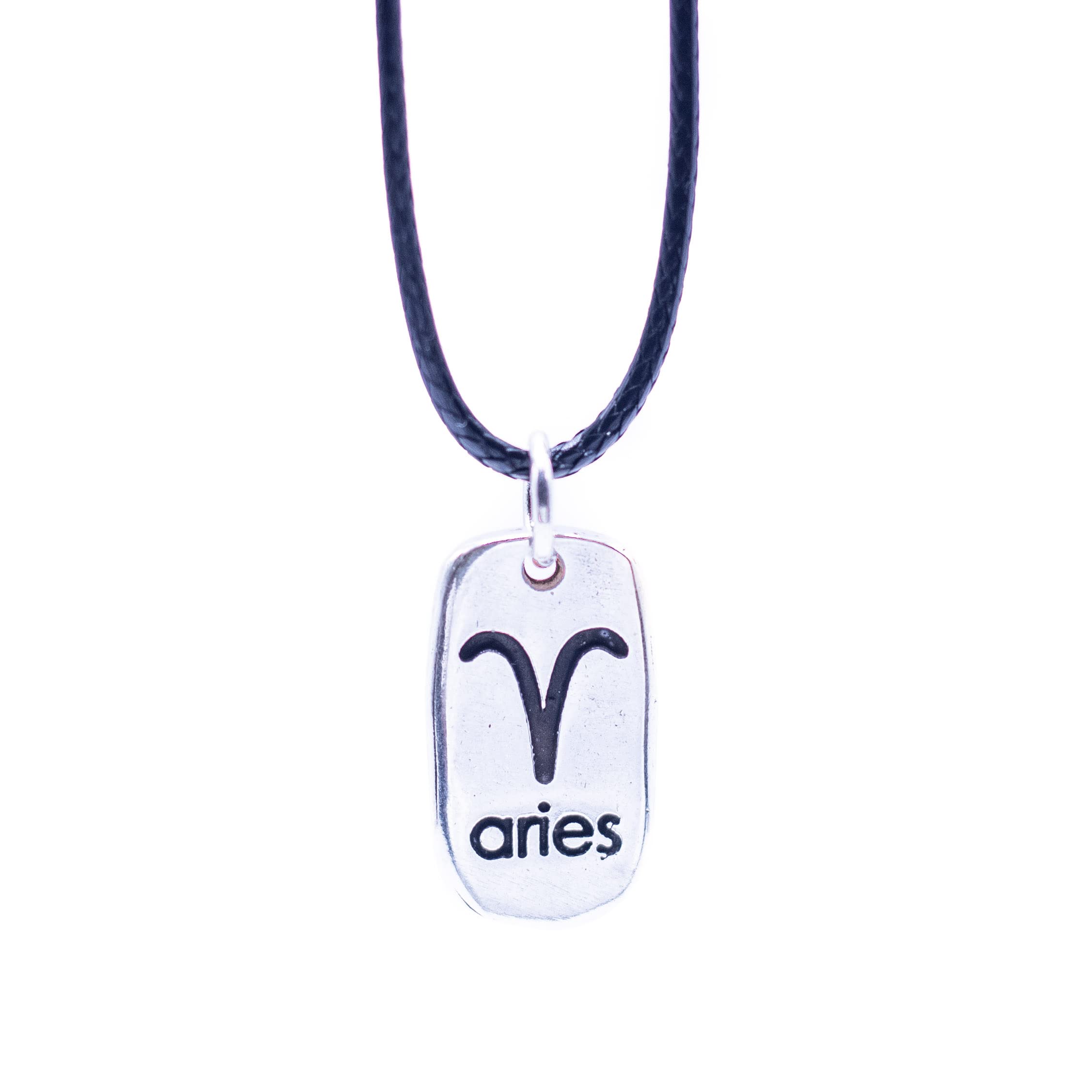 NILUXE DESIGN Colgante signo del zodiaco- colgante horóscopo - colgante horóscopo plata- colgante constelación plata - collar horóscopo hombre mujer - colgante constelaciones(Aries)
