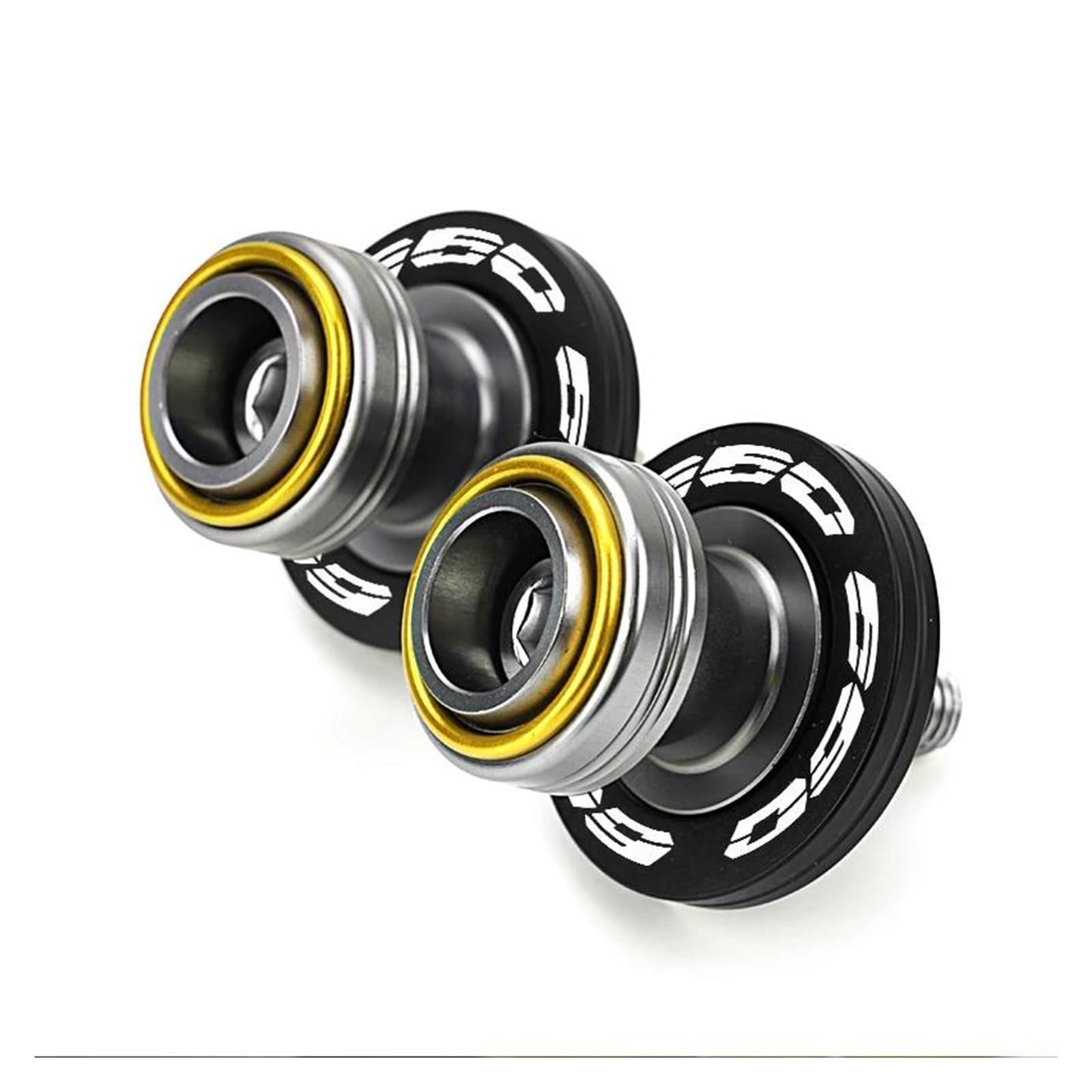 Diábolos M8 de aluminio CNC oro para soporte trasero de moto Triumph Trident 660 2
