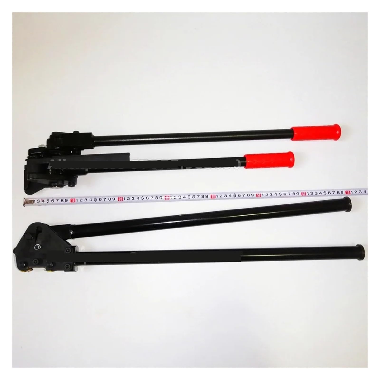 Metallumreifungsmaschinen Einzelkerb-Stahlumreifungsmaschine, manuelles Bandeisen-Handumreifungsgerät for 32 mm (1-1/4 Zoll) Metallstreifen, (32mm)
