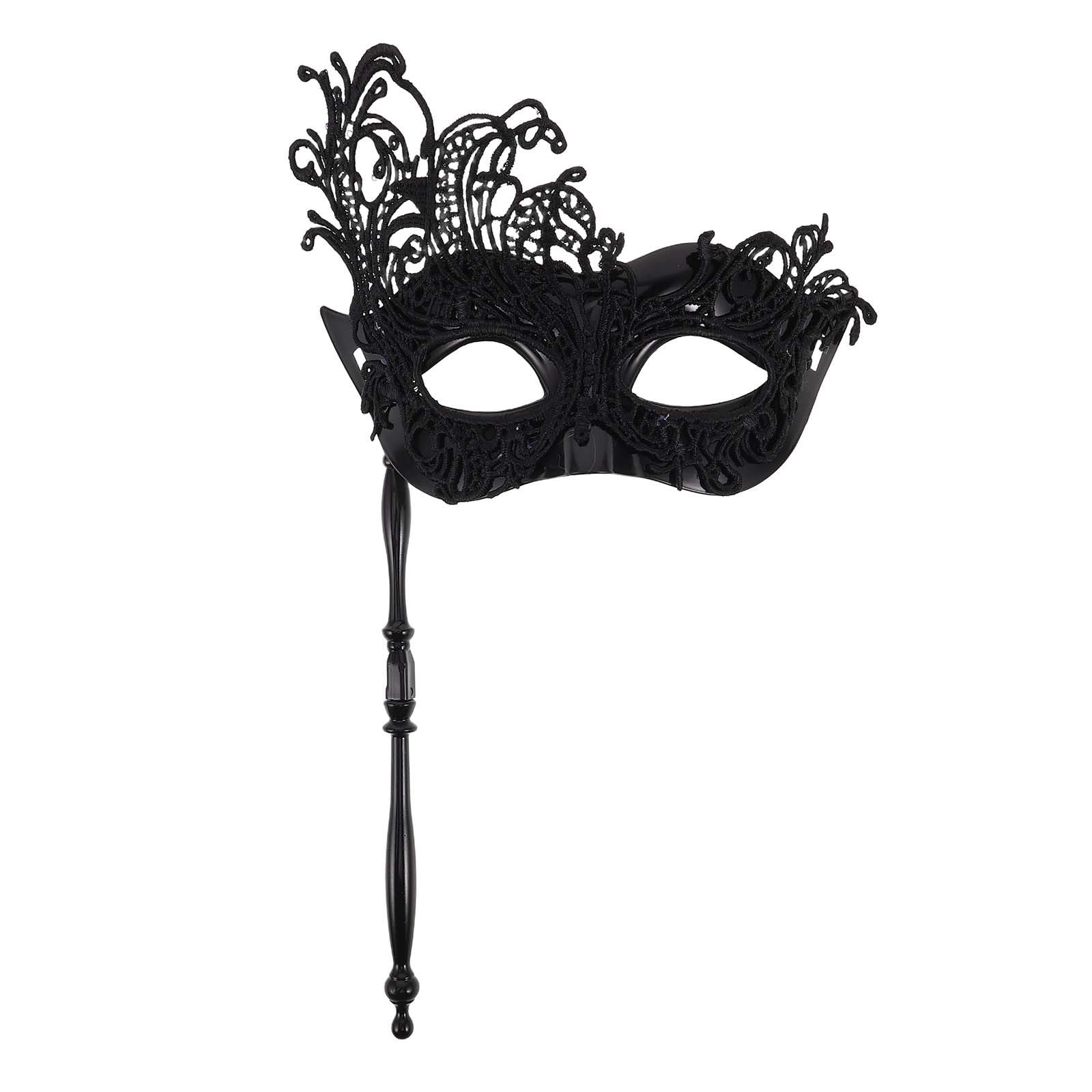 Masque à main en dentelle pour femme BESPORTBLE accessoire costume - 8