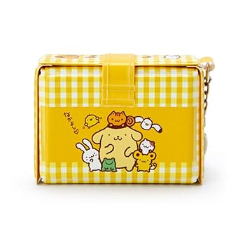 ♡ポムポムプリン スタッキングチェスト パースプリテイル お道具箱風キーホルダー サンリオ - ポムポムプリン スタッキングチェスト アイコンの