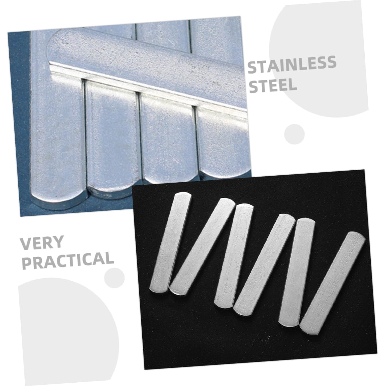 Tira Ponderada para Caminar y Trotar, 6 Placas de Acero Inoxidable