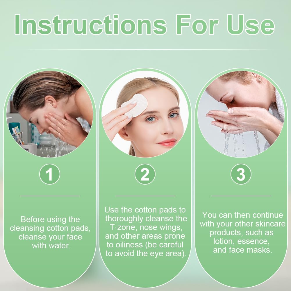 LOPHE Exfoliating Face Pads, Dual-Sided Toner for Pore Minimizing & Oil Control - Image 4