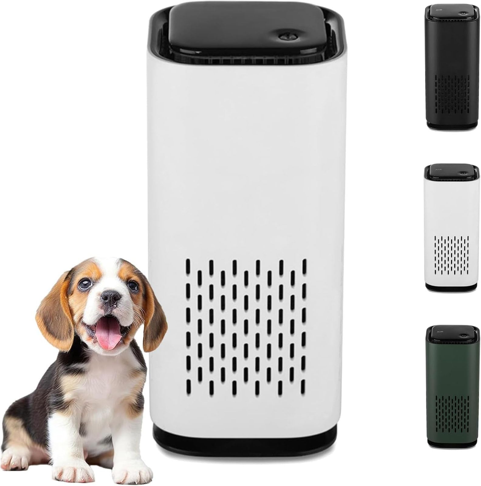 Purificador de aire para mascotas y control de olores domésticos por perros o cachorros