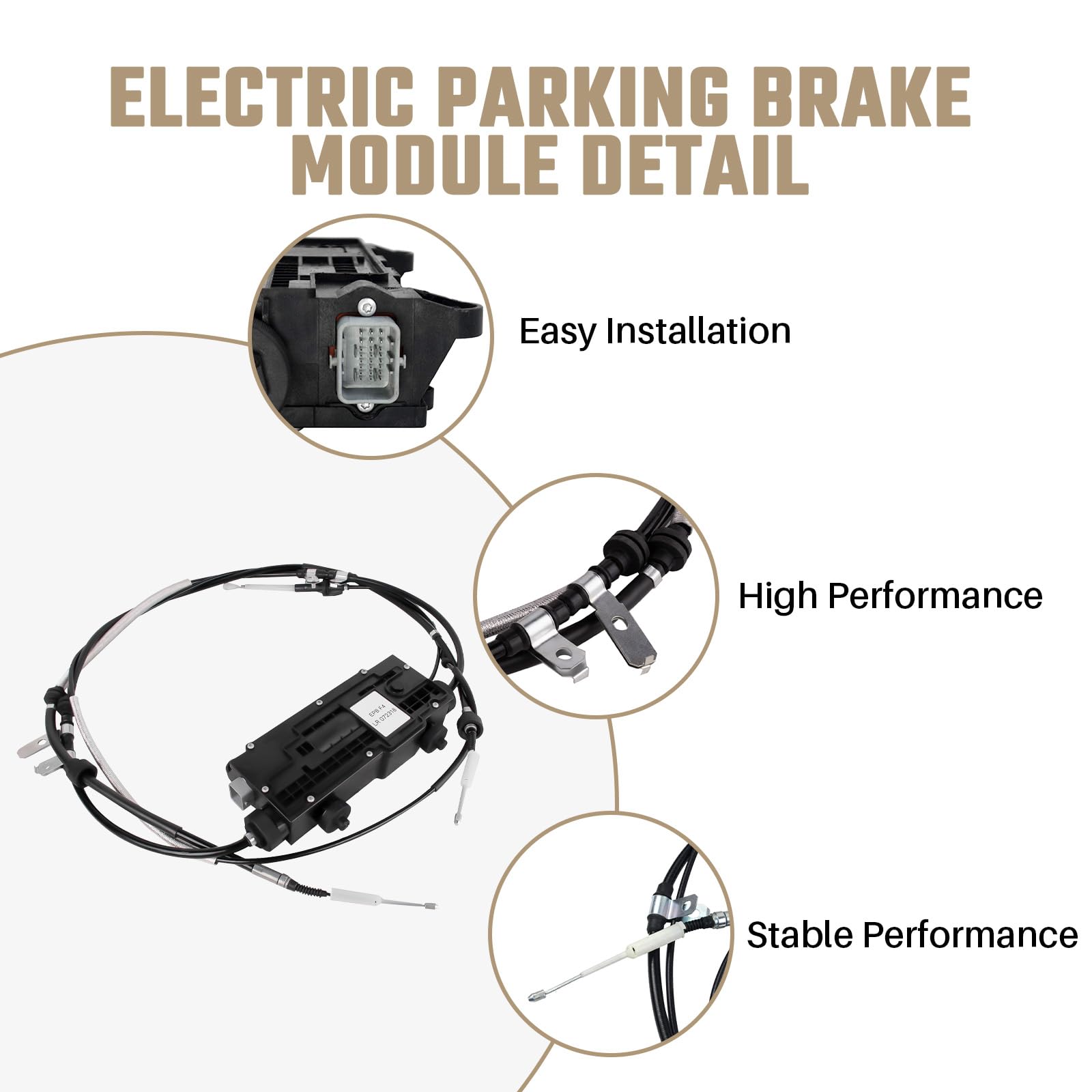 Modulo freno di stazionamento elettrico compatibile con LR4 Discovery 4 L319 2010-2016 Range Rover Sport L320 2010-2013, ricambio per LR072318 LR013699