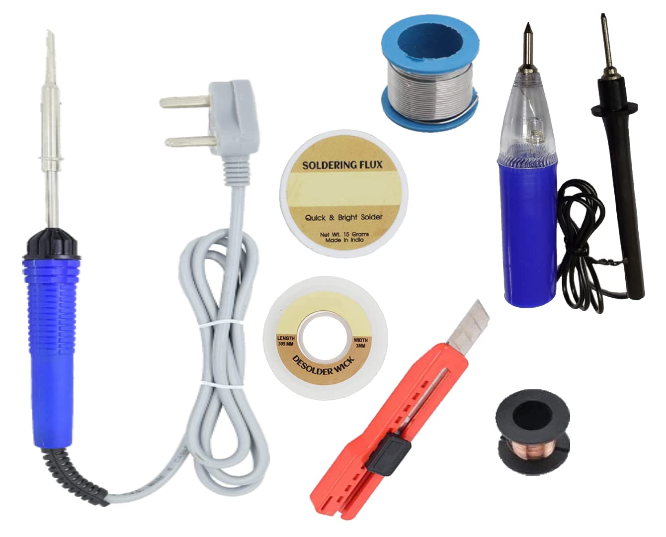 See full amazon price history chart for Aldeco Soldering Iron Kit, (7 in 1) Full Set 25W 110V Soldering Welding Iron Kit With Soldering iron, Wire, Flux, Wik, Jumping wire, Continuty Tester, Cutter blade Aldeco Soldering Iron Kit, (7 in 1) Full Set 25W 110V Soldering Welding Iron Kit With Soldering iron, Wire, Flux, Wik, Jumping wire, Continuty Tester, Cutter blade (B0BZYLHCB5) Amazon Price History, Amazon Price Tracker