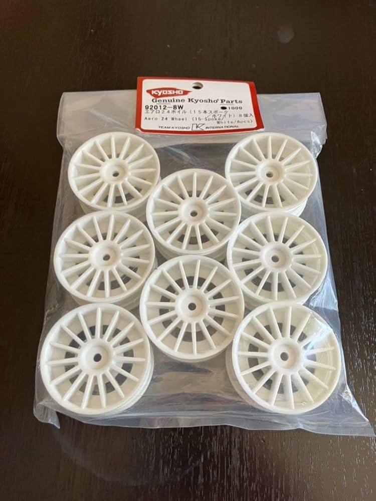 (未使用･未開封品)　京商 エアロ24ホイル (15本スポーク) 8個入り ラジコン用パーツ 92012-8W og8985z Amazon | 京商 エアロ24ホイル (15本スポーク/蛍光グリーン) 8個