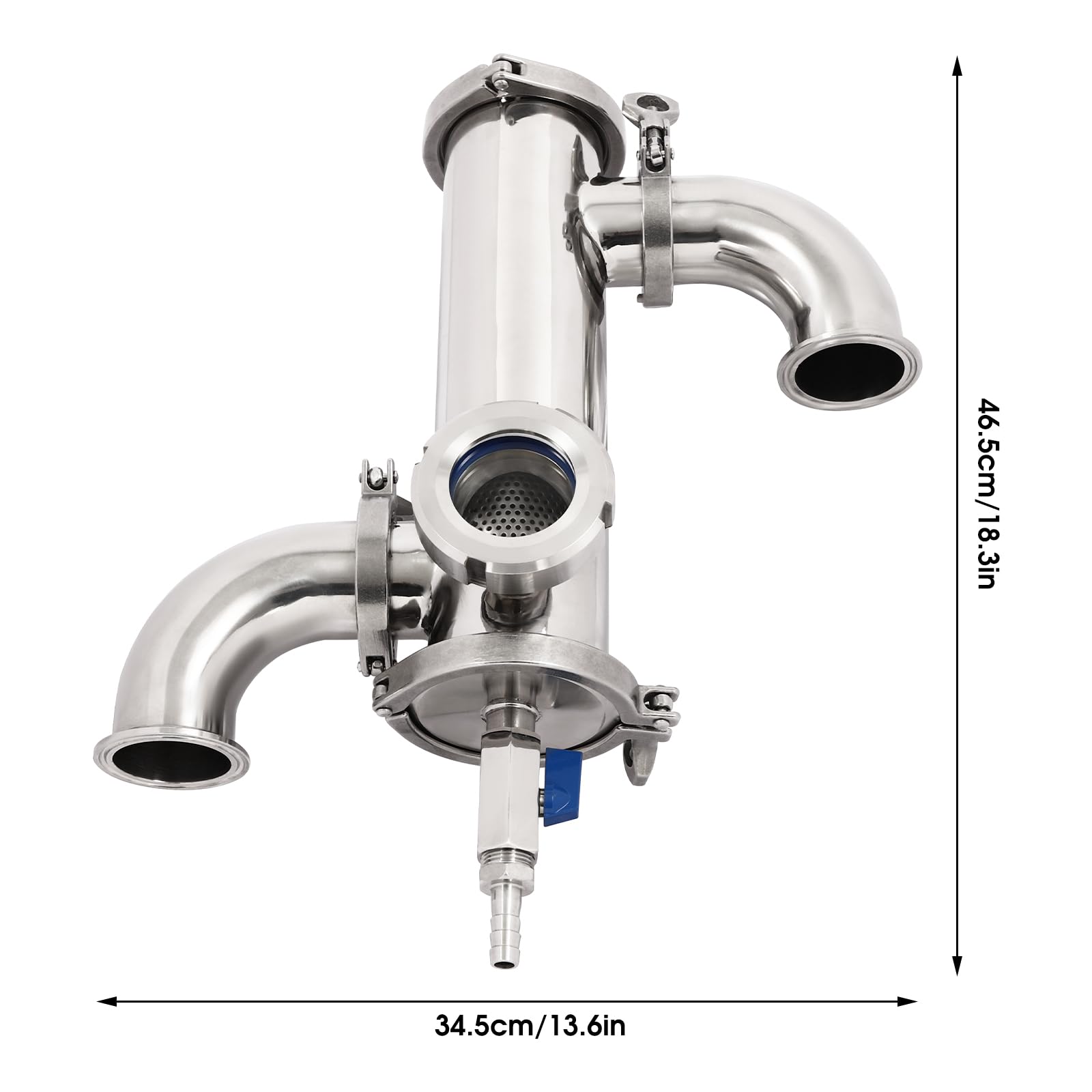 AGULIUM Stainless Steel Gin Basket for 100L/26.42Gal Distillers, Moonshine Still Wine Making Kit, Home Brewing Kit for Wine Whisky Liquor Pure Dew Grain Alcohol and Brandy
