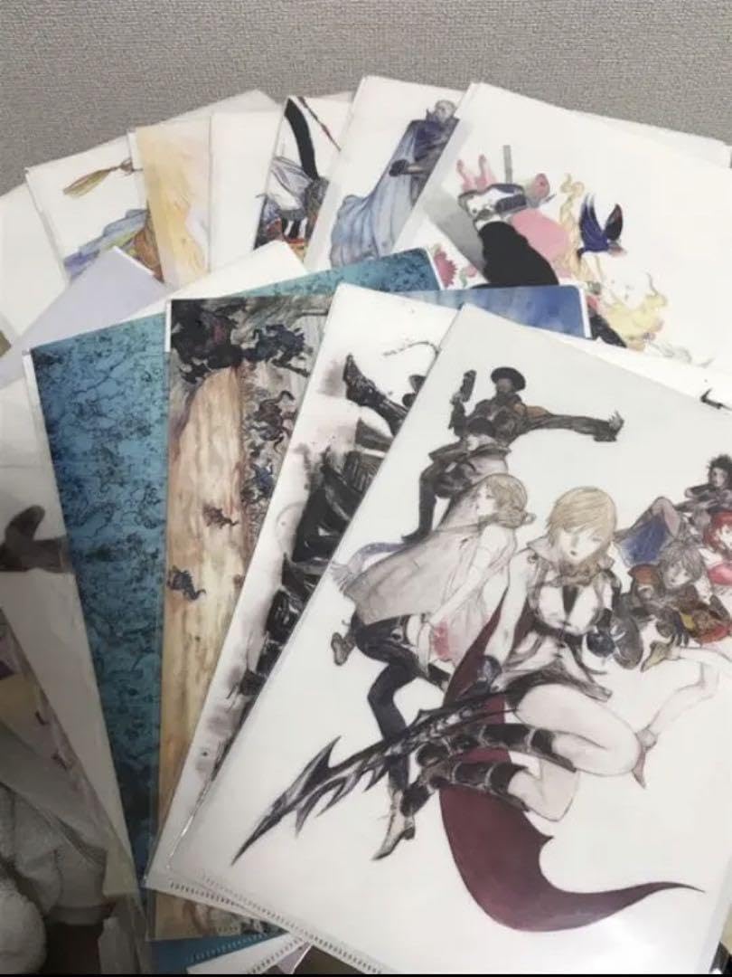 FF クリアファイル　天野喜孝イラストデザイン版　13枚セット Amazon.co.jp: FF クリアファイル 天野喜孝イラストデザイン版