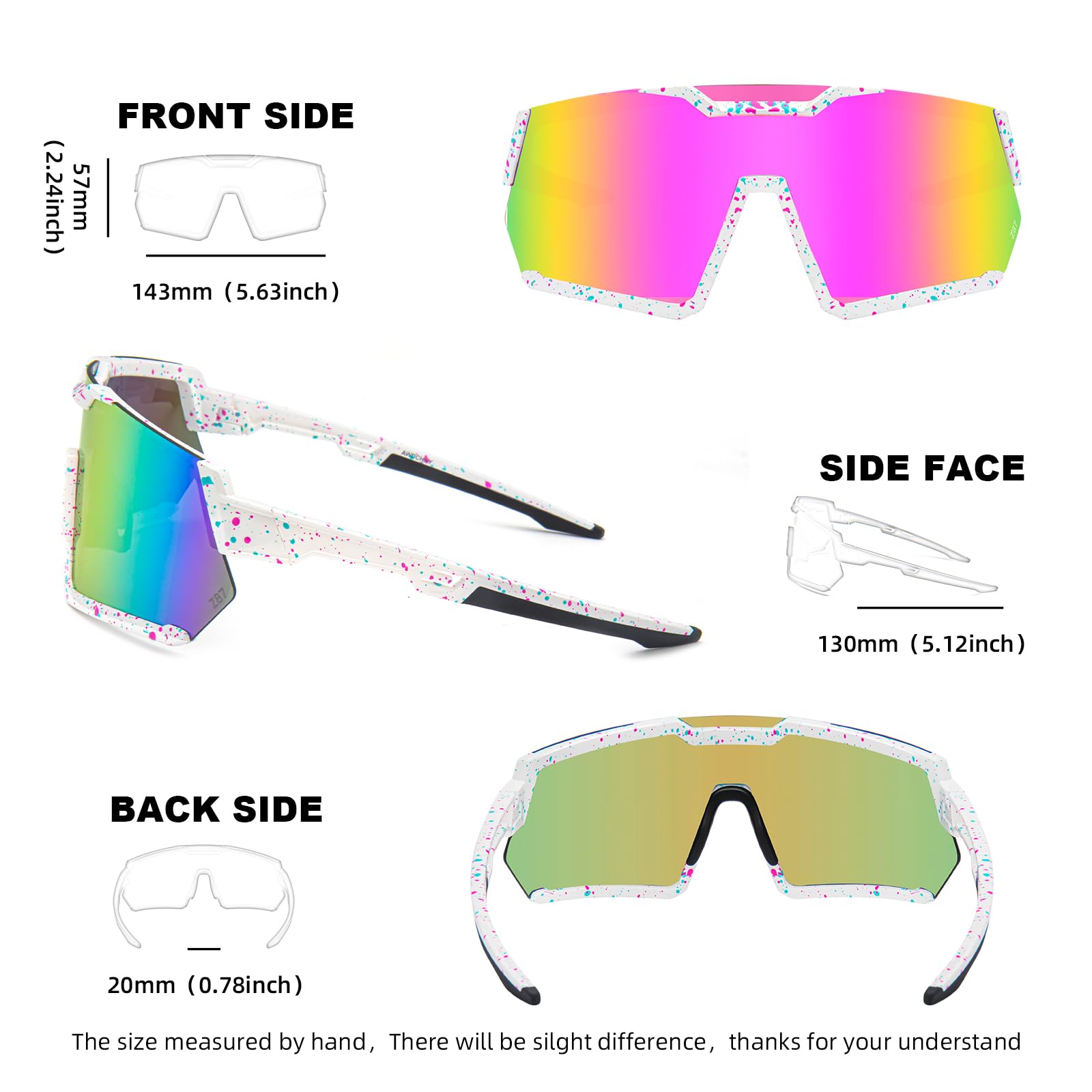 Z87 Occhiali da sole per uomo donna sicurezza sport occhiali da sole running ciclismo ANSI Z87 TR90 Telaio UV400 8001 Protezione