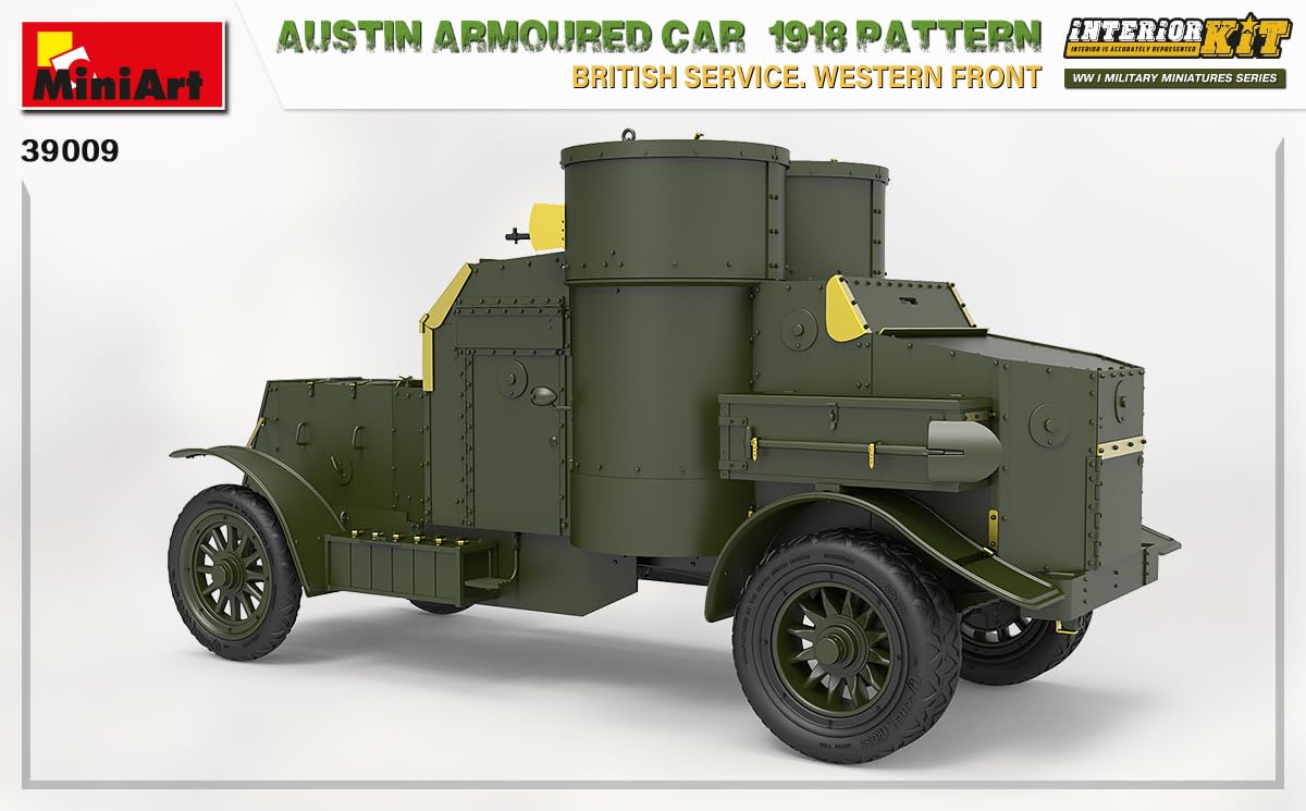 MiniArt MIN39009 WWI 1:35-Austin - Coche blindado (Servicio Británico)