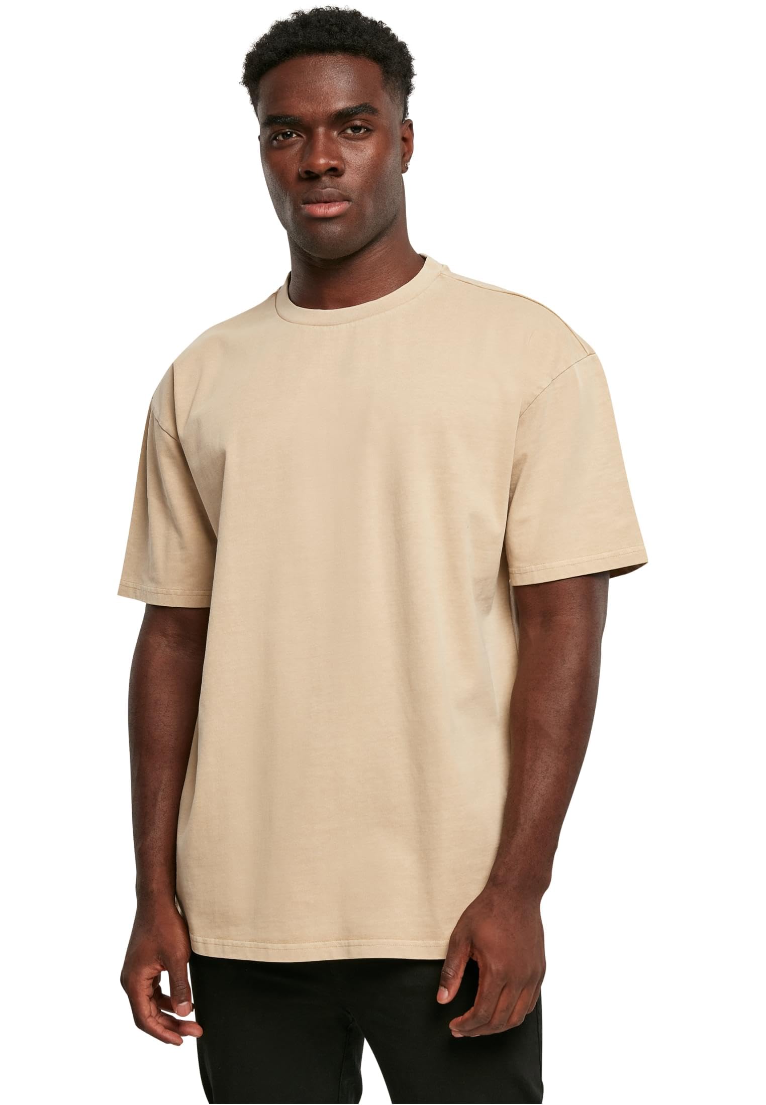 Urban Classics Men's Unionbeige Heavy Oversized Gart Dye Tee T-Shirt, Xxl