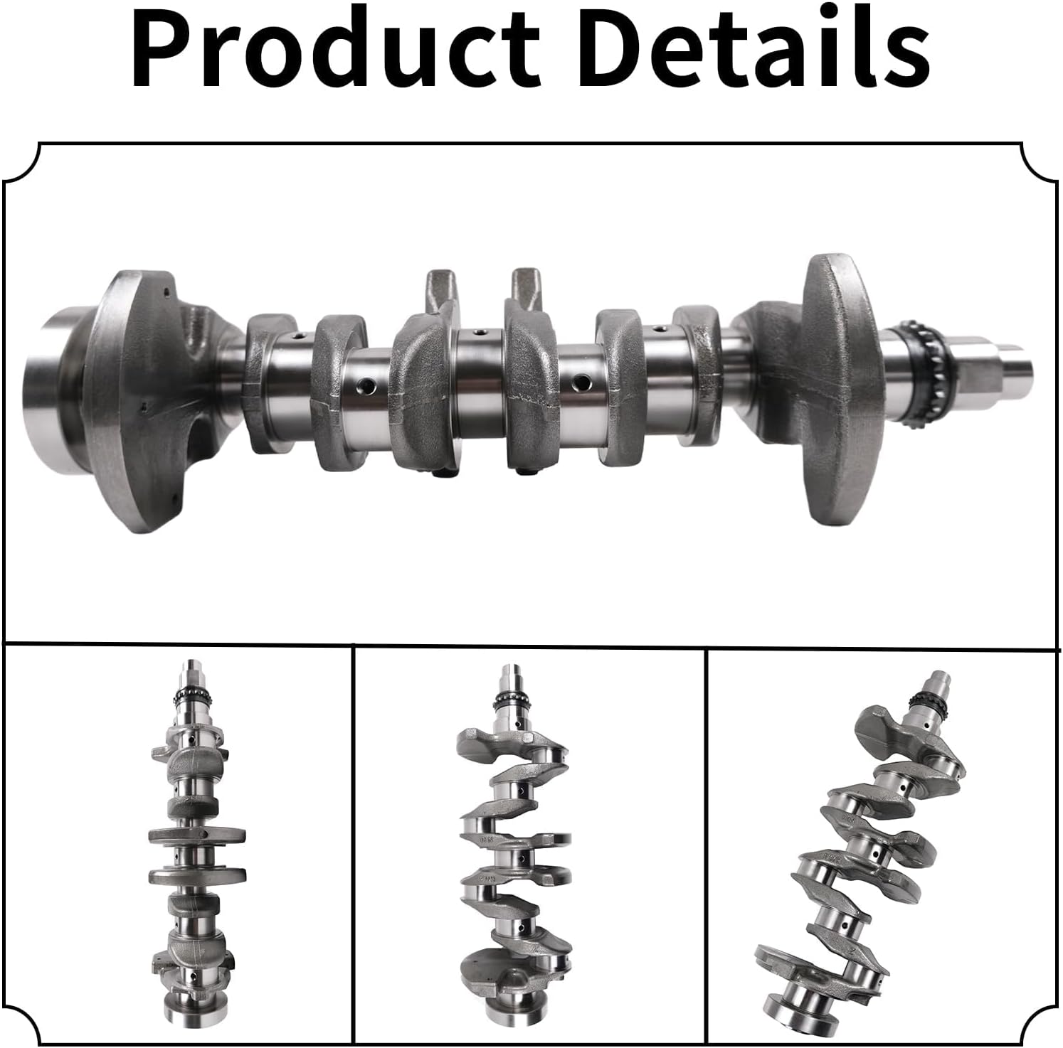 Crankshaft 623V6-2EH00 Compatible with Hyundai Elantra Tucson/Kia Soul Forte 2.0L 2014-2019 623V62EH00