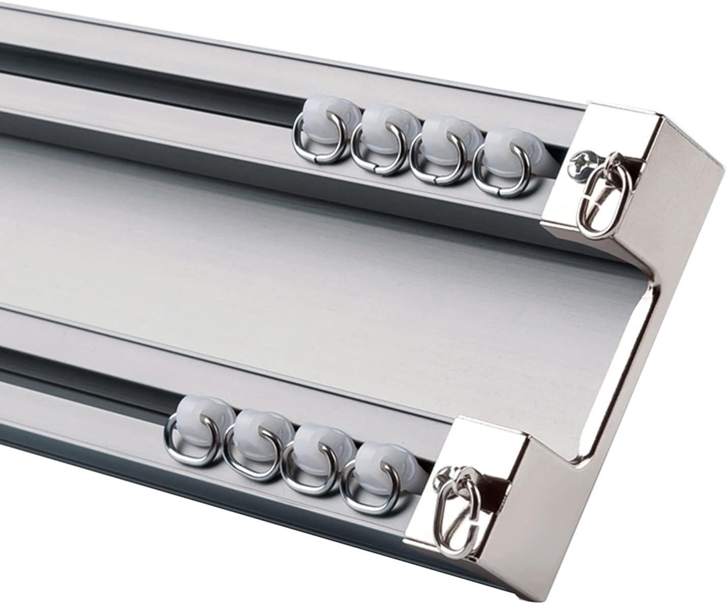 Ceiling Curtain Double Tracks HeavyDuty Curtain Rails for