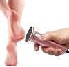 Electric Foot File Hard Skin Remover Speed Adjustable with 60pcs Replacement Sandpaper Disks, Professional Electric Callus Remover Pedicure Foot Scraper Hard Skin Remover Pink