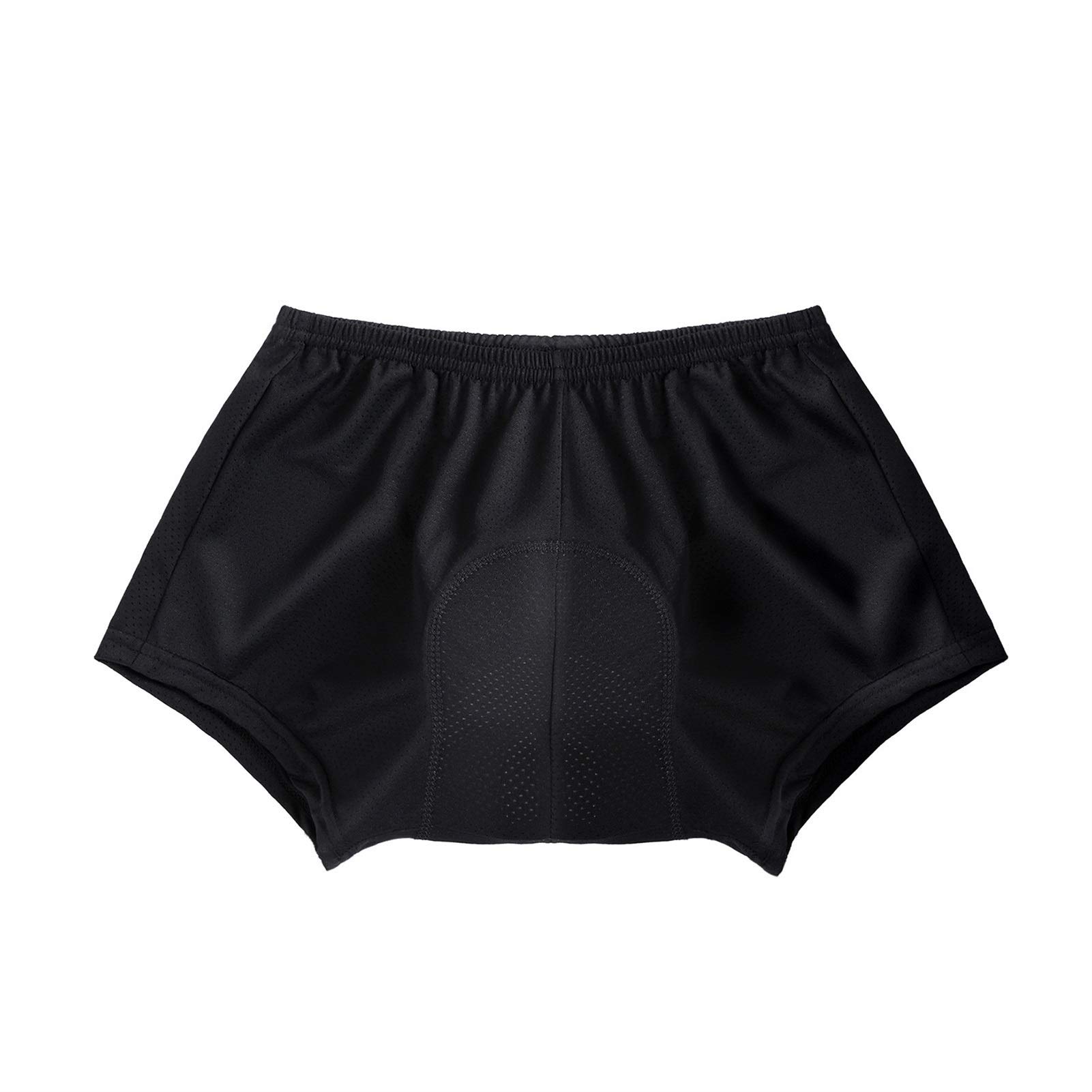 DINGGUANGHE-CUP Men's Thongs, Briefs Professional Sport Padded Mountain Bike Cycling Underwear 3D Padding Bicycle Shorts (Color : Orange, Size : X-Large)