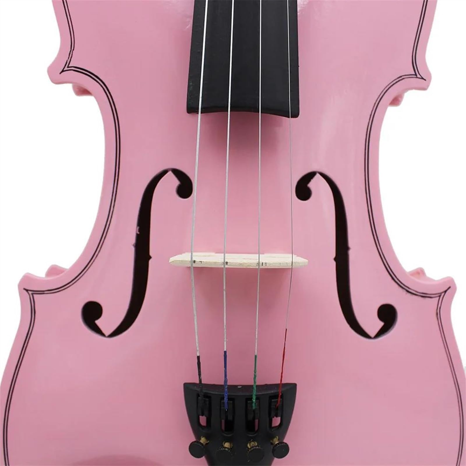 Violine 4/4 Ahorn-Panel Für Anfänger Mit Teilen(Pink Set)