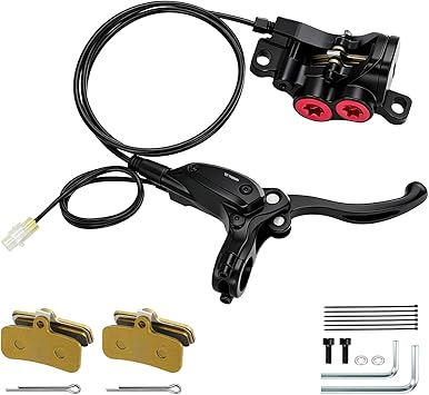 Front Brake Master Cylinder & Brake Lever Assembly Compatible with Surron Light Bee X S Talaria Sting MX4 X3 Segway X260 E-Ride Pro Electric Dirt Bike Sur-ron Brakes Kit LBX Motorcycle Parts
