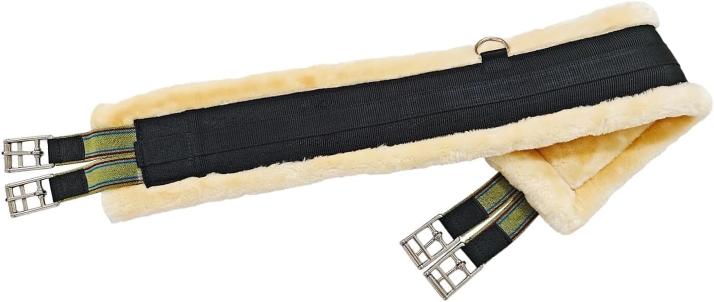 馬用腹帯（プラッシュ裏地付き） 乗馬用品 ストレートシンチ 120cm