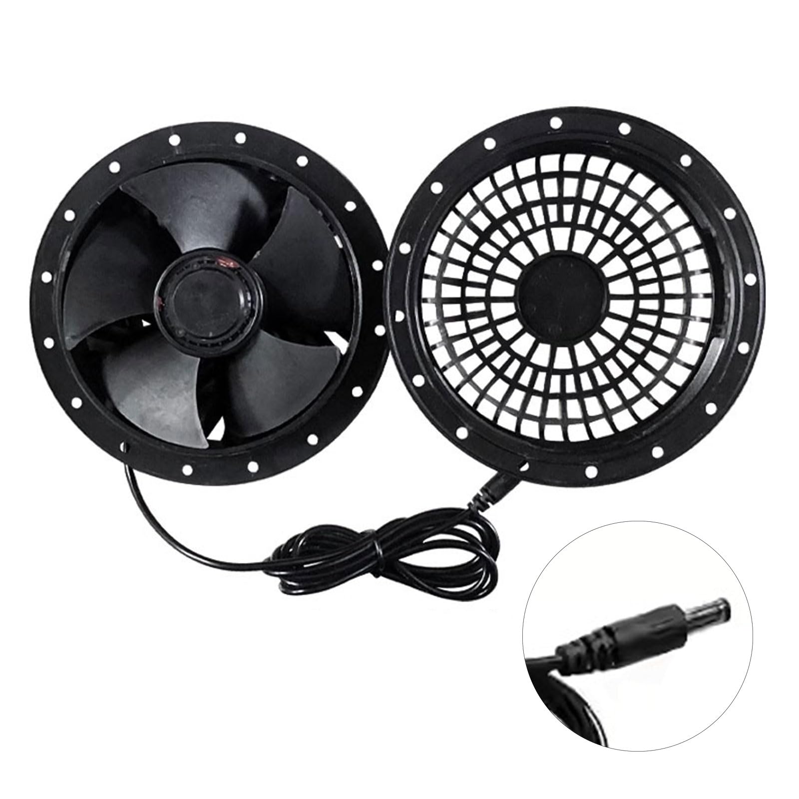 Maxtonser Air Blower for Inflatables 12V 5.2A Replacement Inflatable Fan Small Blow Fan for Outdoor Yard Inflatable Decorations