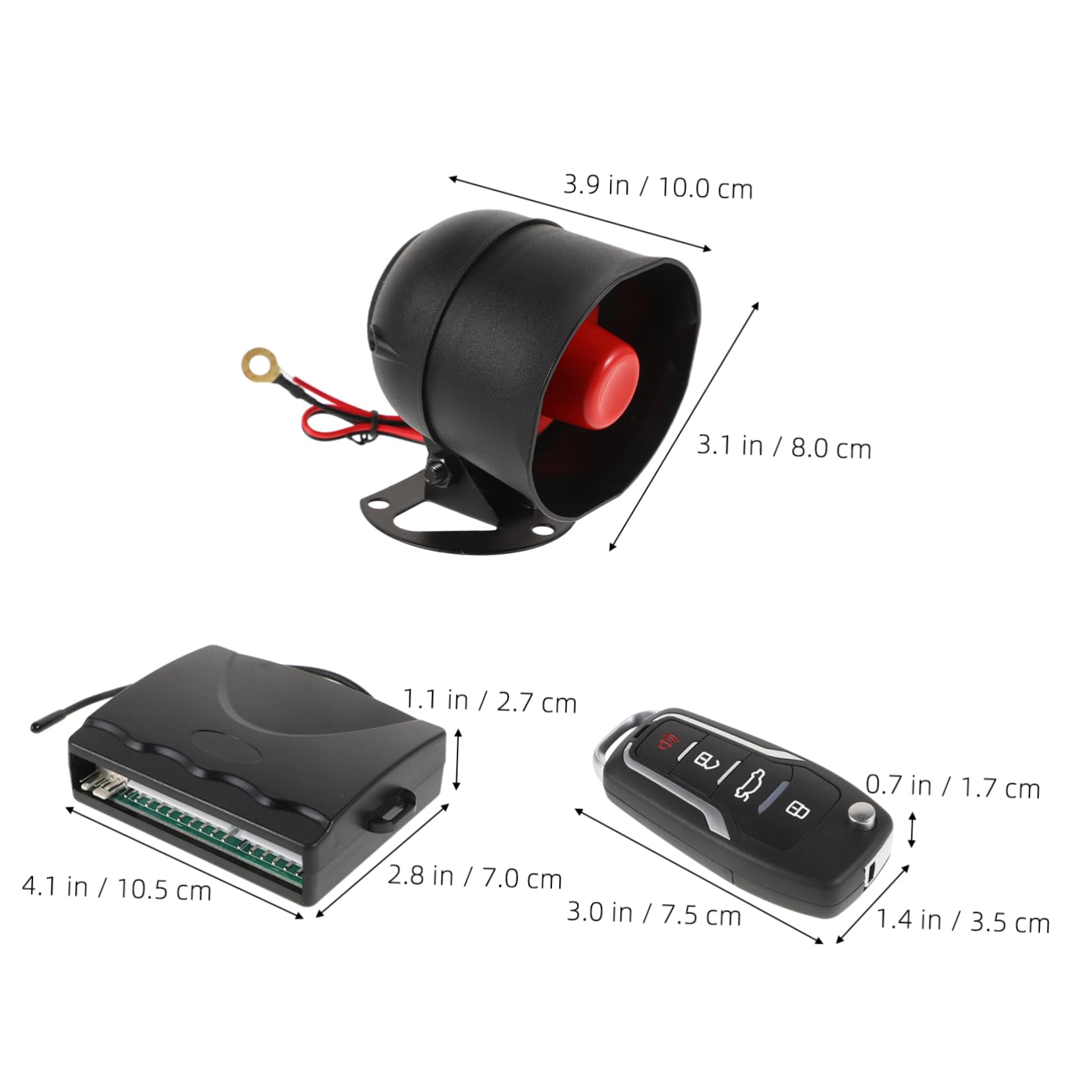 OUNONA Remote Start Kit for Car Keyless Entry System Central Locking Auto Security Door Lock Easy Install