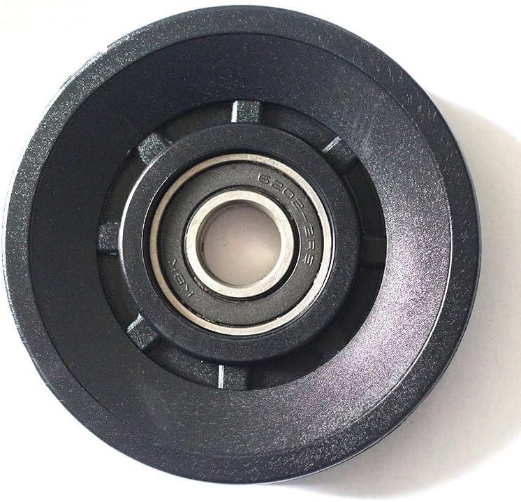 Miniatura 8 de SquEqu Paquete de 2 poleas de equipo de fitness de 2.756 in, sistema de rodamiento universal, rueda de entrenamiento de gimnasio, cable de