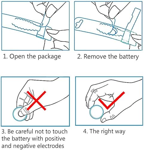 Miniatura 6 de SKOANBE 50 baterías de reloj de moneda con botón SR626SW LR626 AG4 377 1.5V