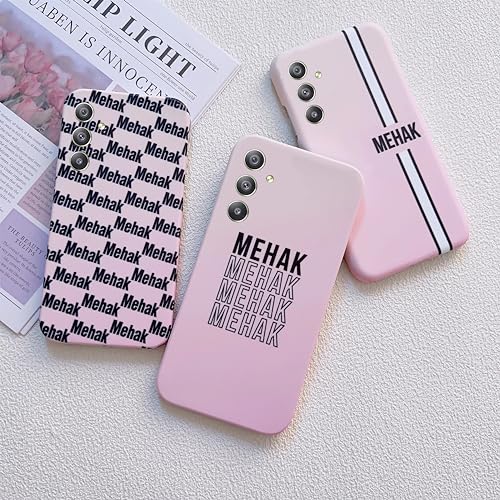 Image of COLORflow Polycarbonate Back Cover Case Compatible With Samsung A34 5G Back Cover|Ombre Color Customized Back Cover Compatible With Samsung Galaxy A34 5G,Pink