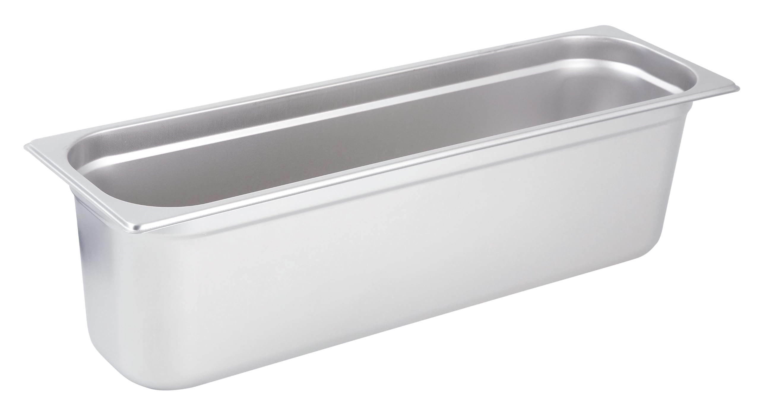 Winco Half Size (Long) 6" Deep Metal Food Pan/Steam Table Pan, Anti-Jam, 22 Gauge