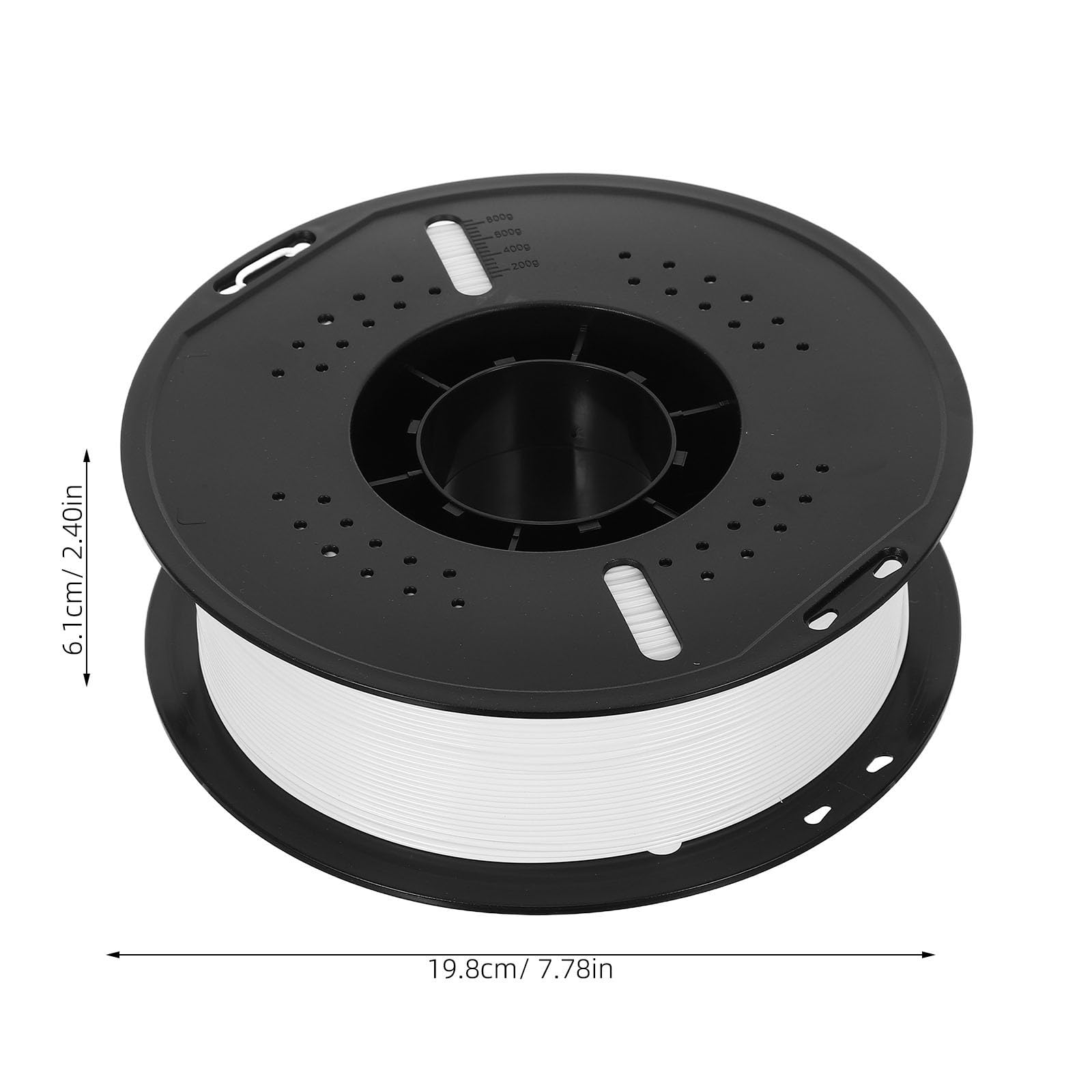 Petg Filament 1, 75mm 1kg Spule Weiß für Präzises 3d-drucken
