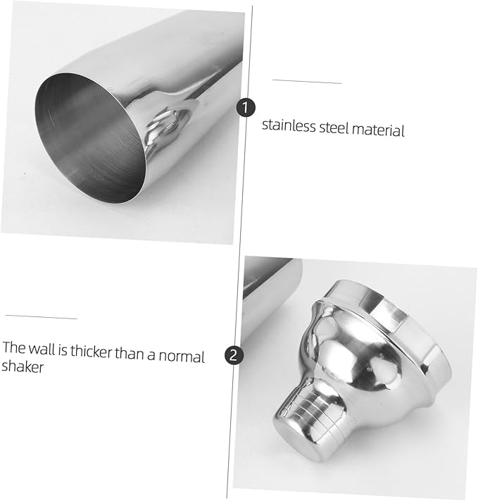 Set Profesional de Coctelera de Acero Inoxidable Ciieeo 22 Piezas miniatura 4