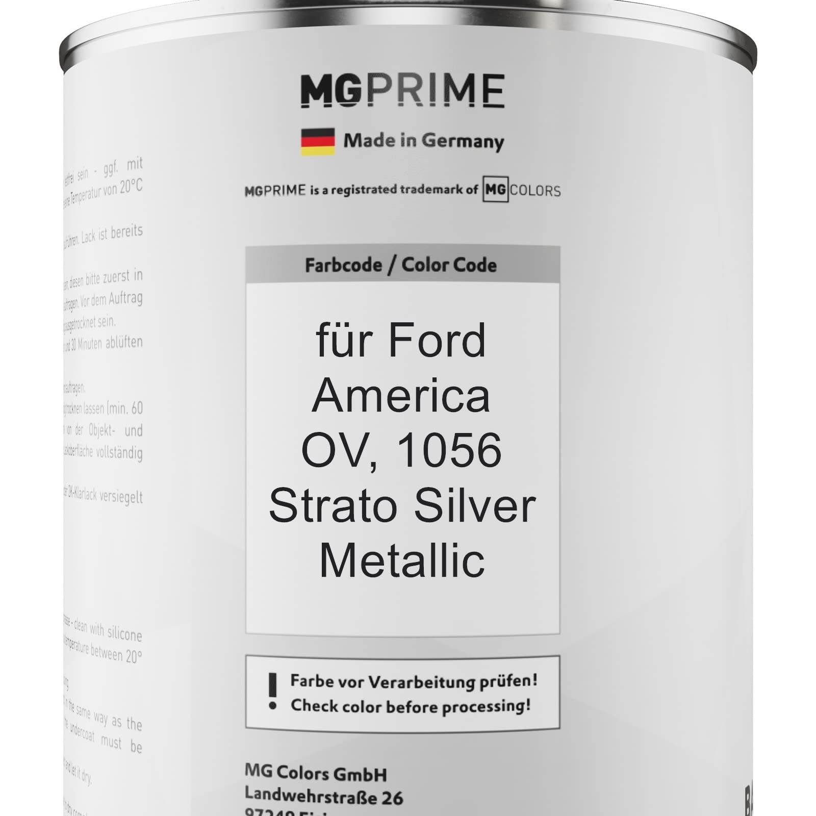 Peinture Voiture Bombes Aérosols Pour Ford V MGQCWWA Medium