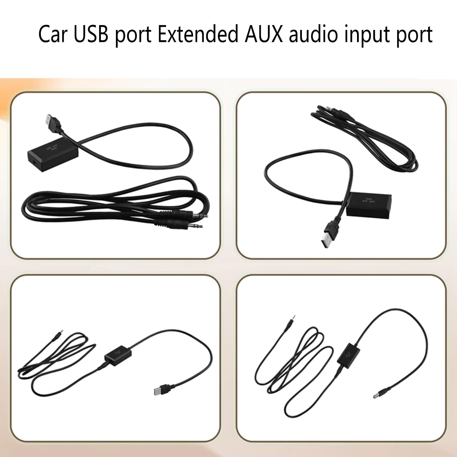 7 pollici USB stereo interfacce adattatore connettore di estensione per migliorare il suono nel veicolo senza soluzione di continuità musica streaming