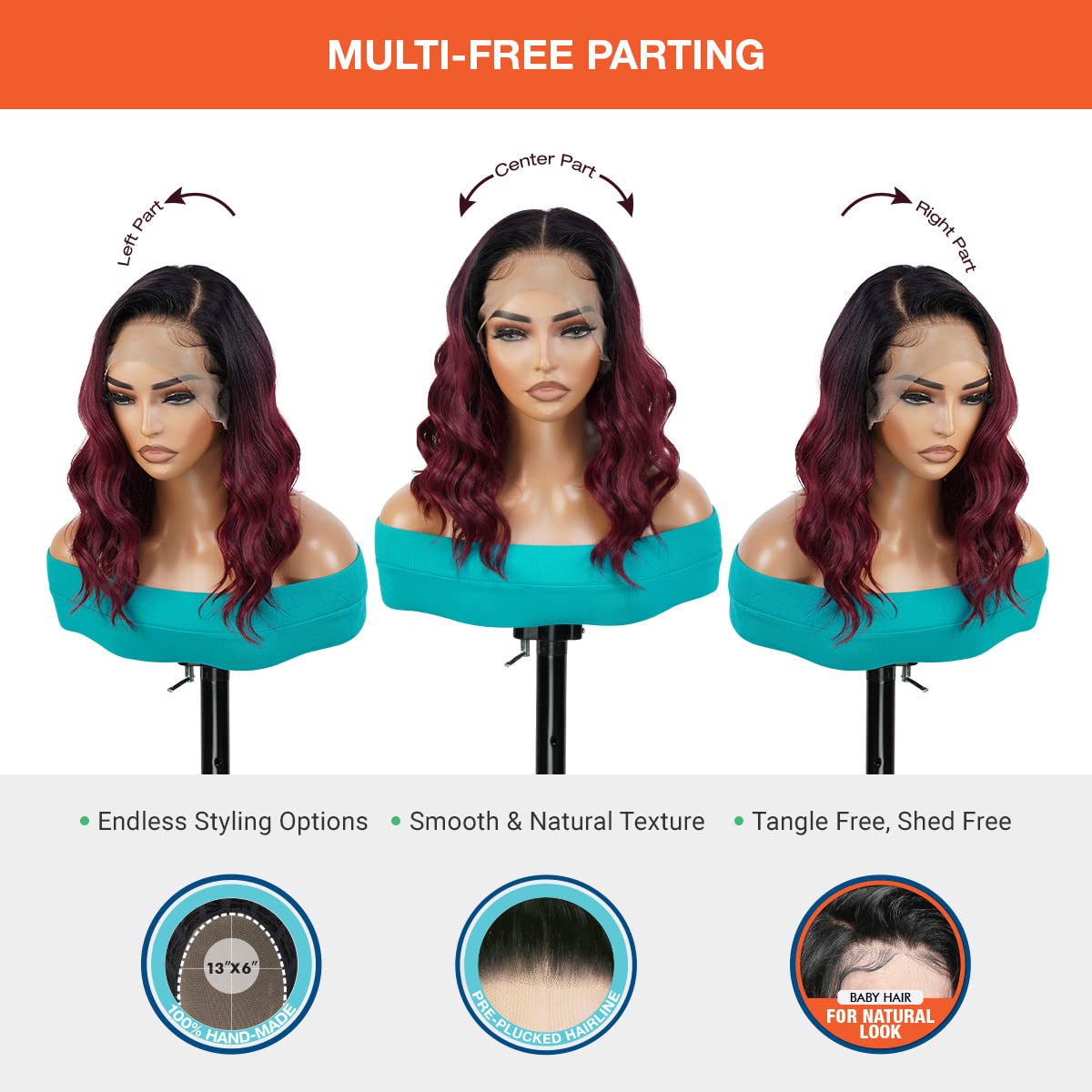 Amazon.com : GLAM21USA HD LACE Front Loose Wave 13X6 