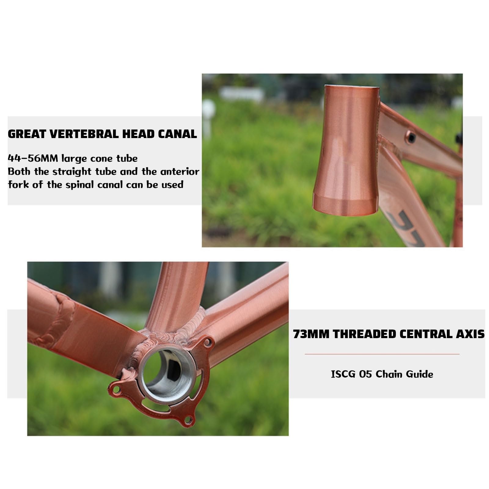 MTB 66.0 cm rama ze stopu aluminium, hamulec tarczowy 148 * 12 mm oś przelotowa wewnętrzna 44-56 mm rama roweru ulicznego z twardym ogonem
