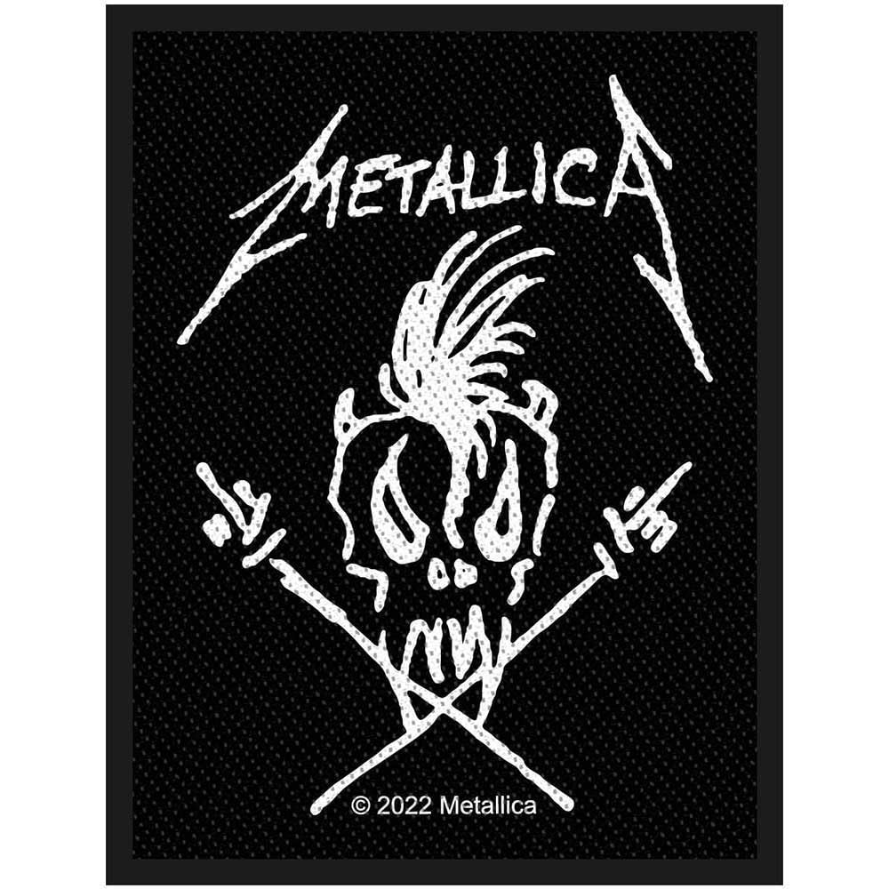 Metallica Standard Patch Scary Guy Official Black Size Accessory Size
