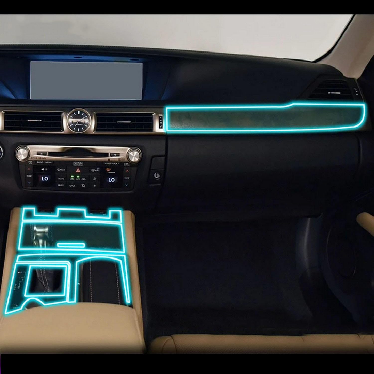 Film protection TPU Lexus ES 16-17 l'élégance invisible pour votre écran de navigation