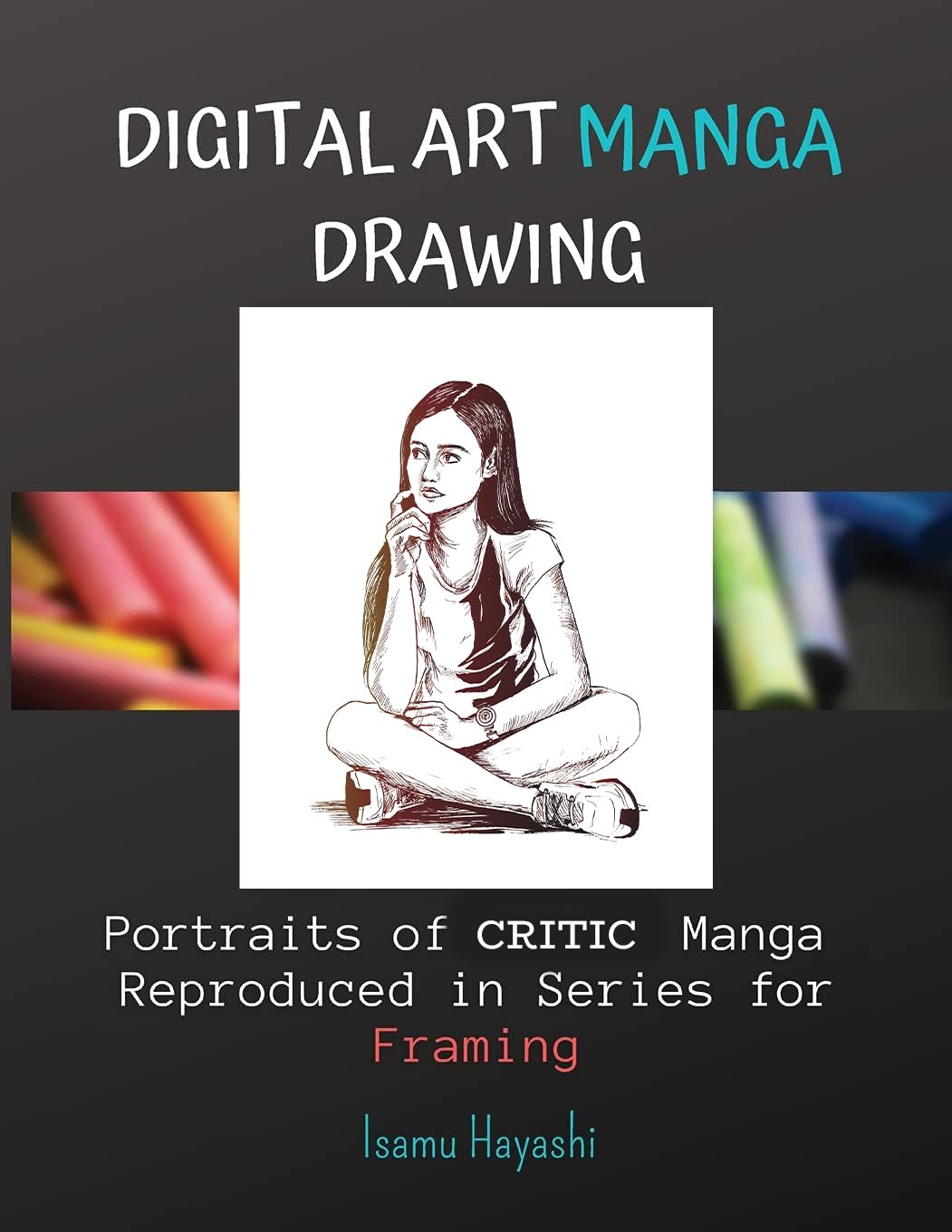 Digital Art Manga Drawing: Portraits of Erotic Manga Reproduced in Series for Framing.