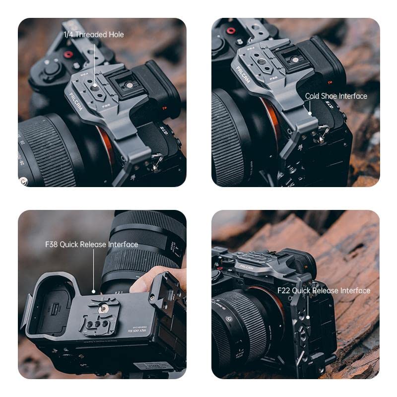 α7iv FALCAM クイックリリース カメラケージ FC2824 フルケージ Amazon.co.jp: 【イメージビジョン】Falcam 2824 カメラケージ(A7M4用