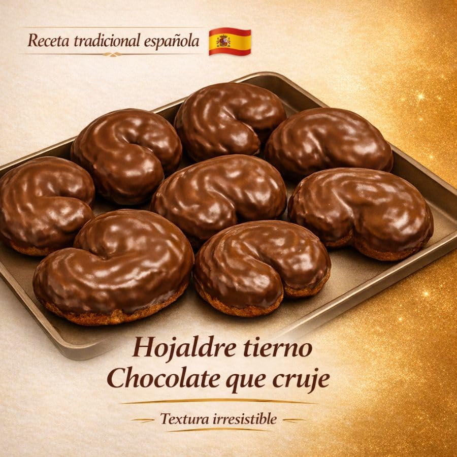 LaPasion | Palmeras de Chocolate – Palmera Tentación Deluxe | Caja 2 kg | – Hojaldre tierno con Cobertura al Cacao