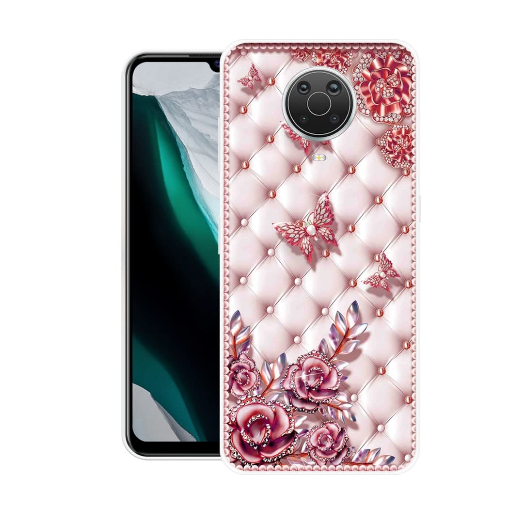 CoverKingz Cover per Nokia G20/G10 - Custodia a portafoglio per cellulare con slot per schede per Nokia G20/G10 - Cover per cellulare motivo mandala viola