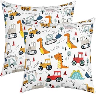 Construction Throw Pillow Cover 18