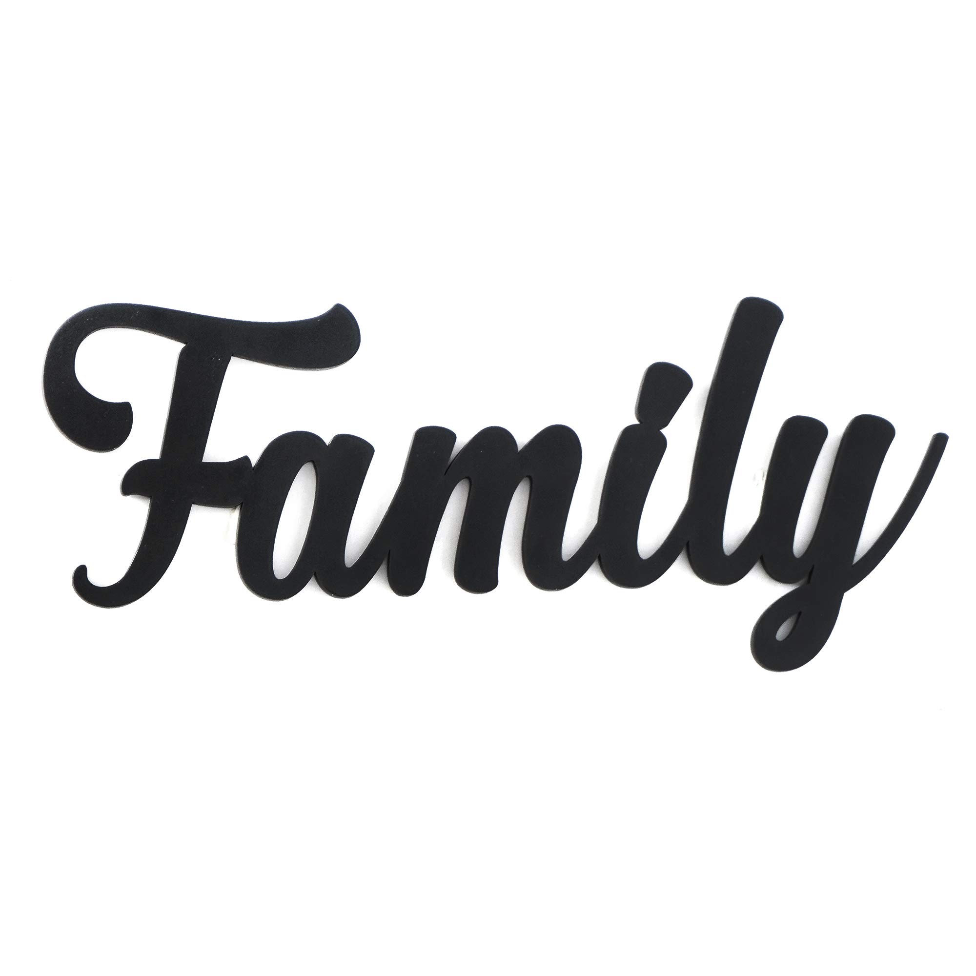 Webelkart Designer Family MDF Cutout Ready to Hang Home Décor Wall Art - 4.50" x 11" 3