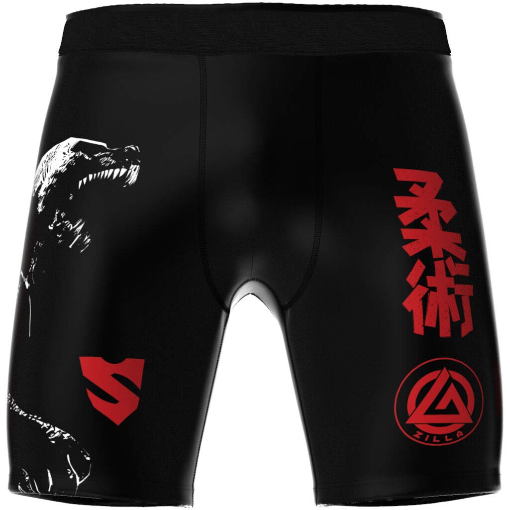 SMMASH Gleam Profesionalmente Vale Tudo Pro Shorts, Pantalones Cortos Hombre MMA, Muay Thai, BJJ, Grappling, Material Transpirable y Antibacteriano