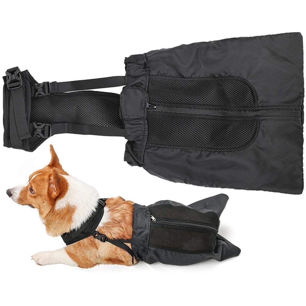 Borsa Trasporto Per Cani E Gatti Paraplegici - Lavabile, Tracolla Regolabile, Per Razze Piccole, Medie E Grandi, Ideale Per Passeggiate E Veterinario