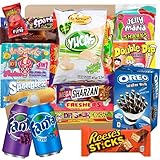 🍫WECHSELDES SORTIMENT – Sortiment aus all Ihren Lieblingssnackmarken aus der ganzen Welt in einer einzigen Snack Box. Senden Sie alle ihre Candy Lieblingsmarken von zu Hause aus. Dieser vielfältige Snack-Bundle ist perfekt für jeden Anlass. Bspw. Überraschungsparty, Geburtstag, Weihnachten, Wichteln, Arbeitskollegen, Familientreffen.