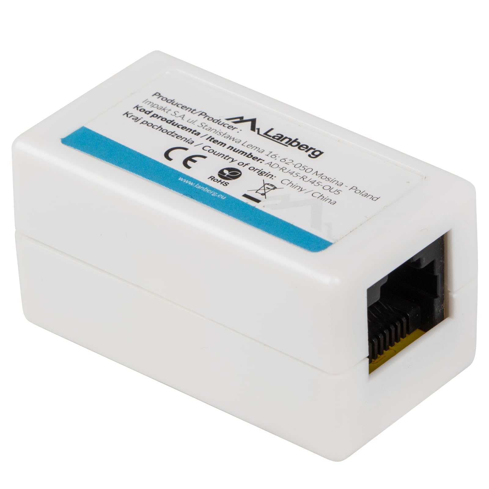 Adapter Network Connector RJ45-RJ45 CAT.6 AD-RJ45-RJ45-OU6