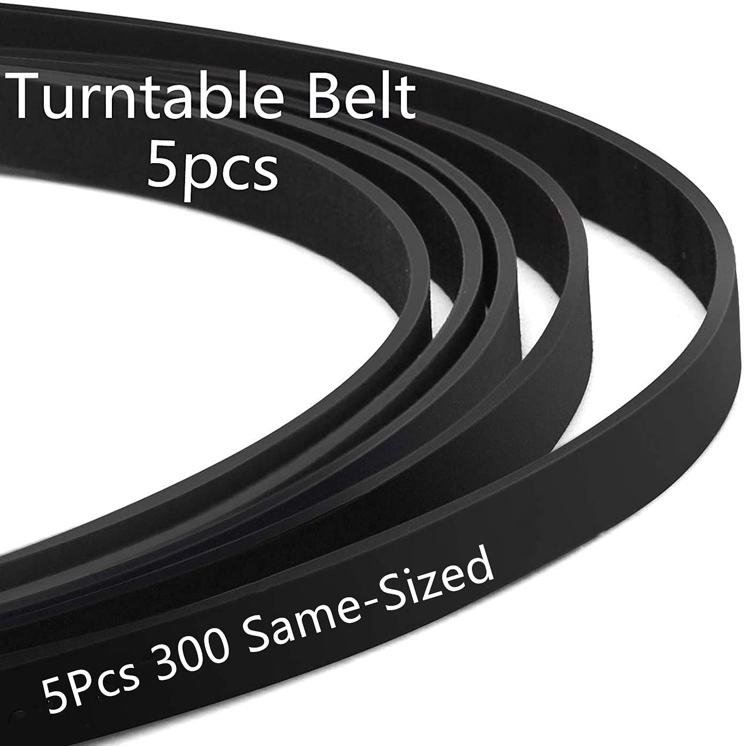 5Pcs 300 Same-Sized Turntable Belt