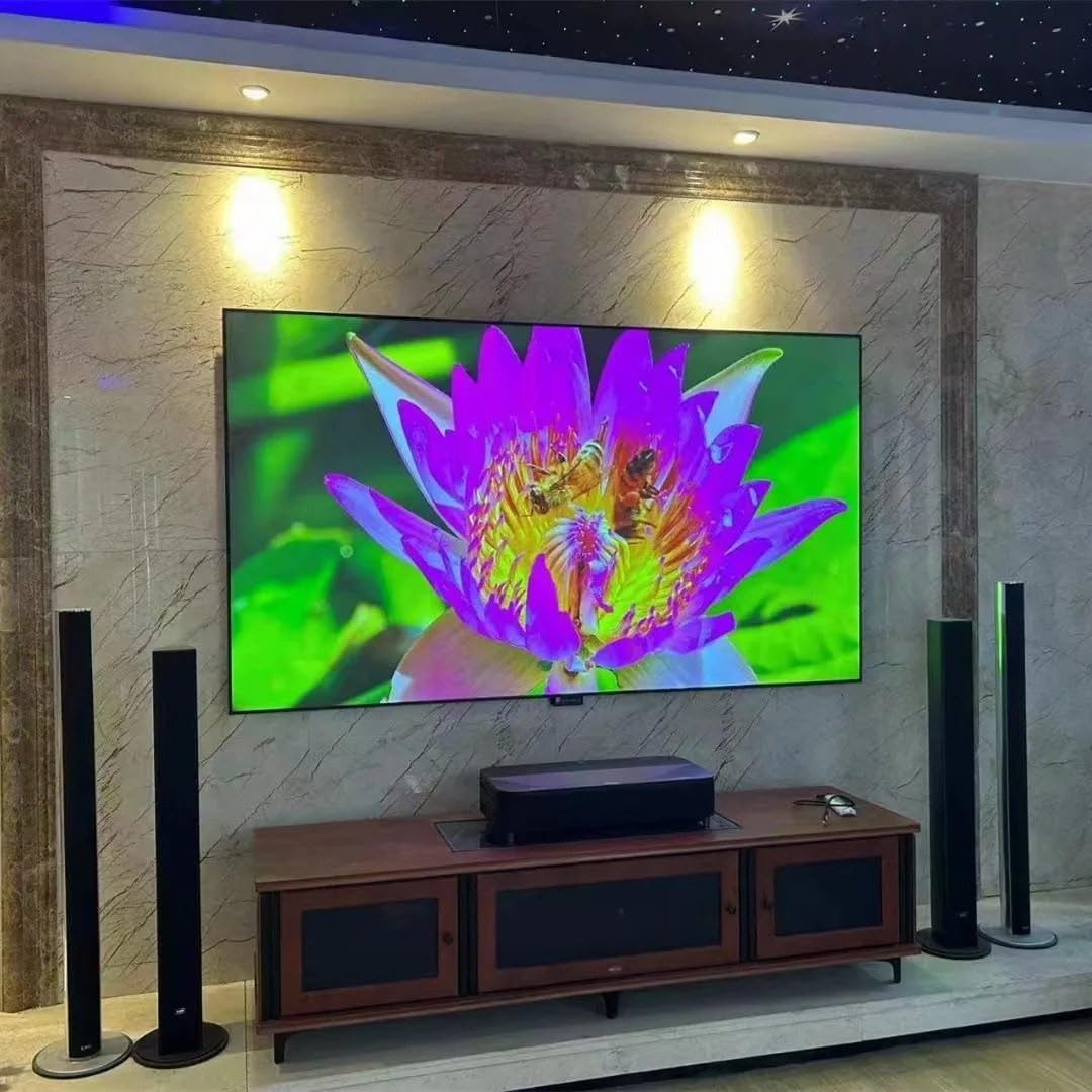 Ekrany projekcyjne Ekran projekcyjny z kryształową ramką ALR PET odrzucający światło otoczenia 30 "- 120" do projektora UST o ultrakrótkim rzucie Przenośny Ekran Projektora(30 inch)